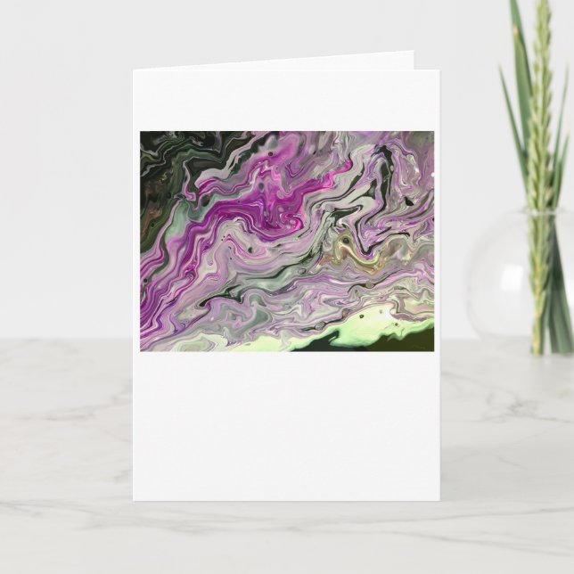Étude de couleur Abstraite 442, carte (Devant)