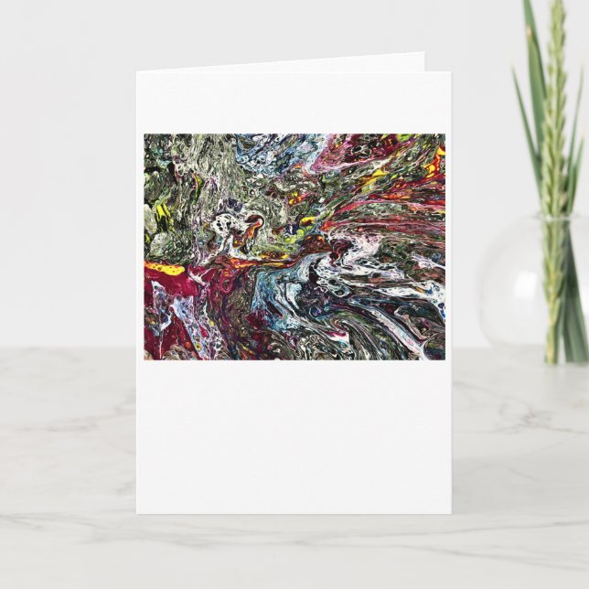 Étude de couleur Abstraite 45, carte (Devant)