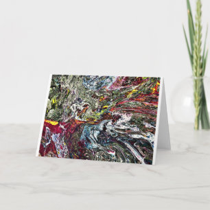 Étude de couleur Abstraite 45, carte