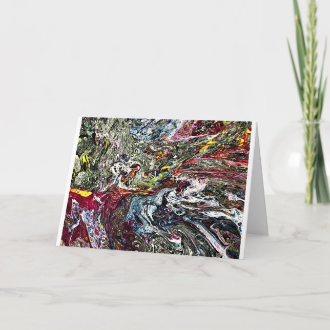 Étude de couleur Abstraite 45, carte (Devant)