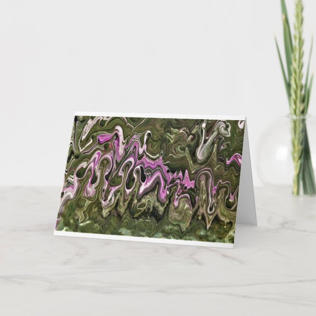 Étude de couleur Abstraite 466, carte (Devant)