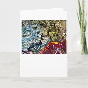 Étude de couleur abstraite 47 Carte