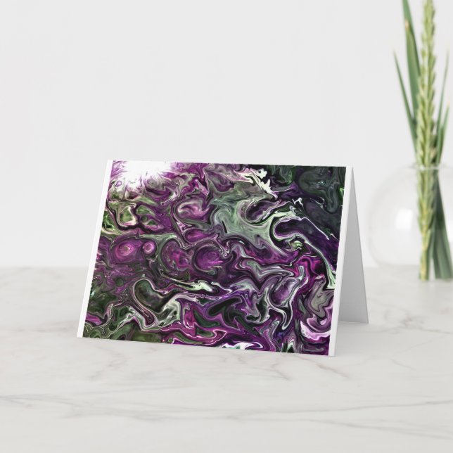 Étude de couleur abstraite 506, carte (Devant)