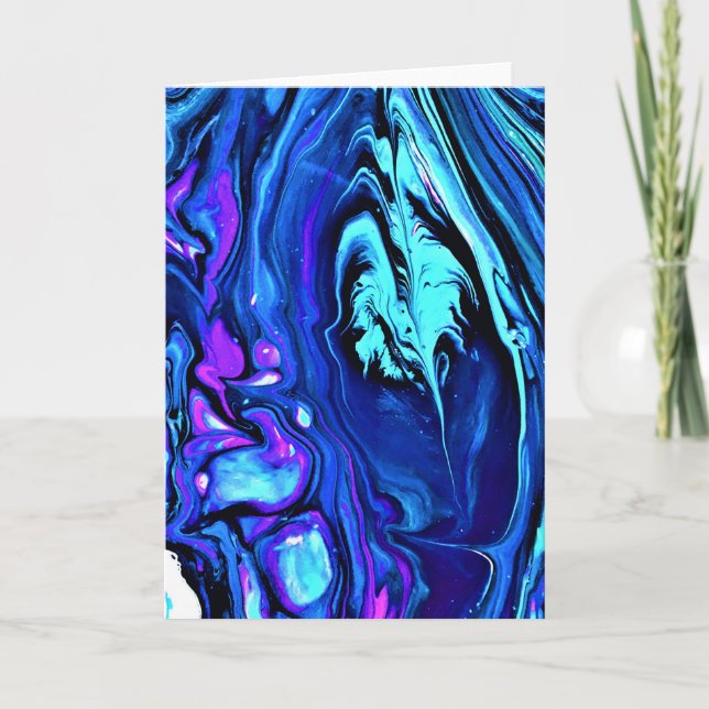 Étude de couleur Abstraite 55, carte (Devant)