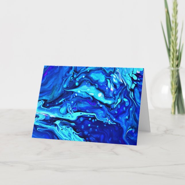 Étude de couleur Abstraite 61, carte (Devant)