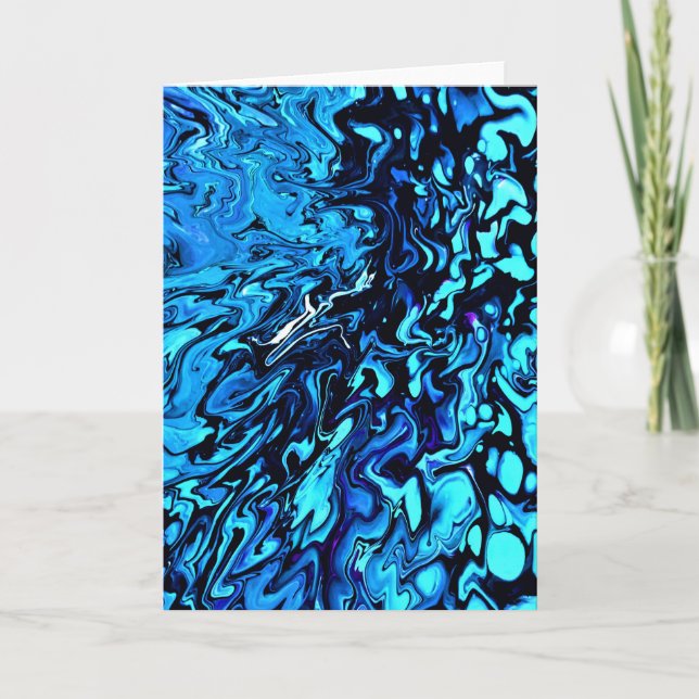 Étude de couleur Abstraite 69, carte (Devant)