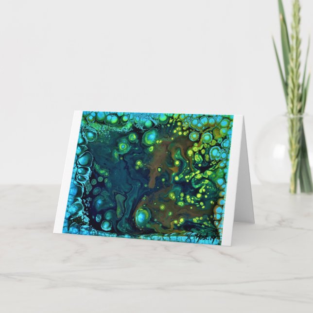 Étude de couleur Abstraite 6, carte (Devant)