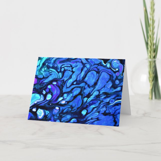 Étude de couleur Abstraite 73, carte (Devant)