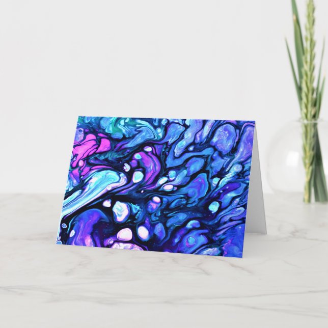 Étude de couleur Abstraite 75, carte (Devant)