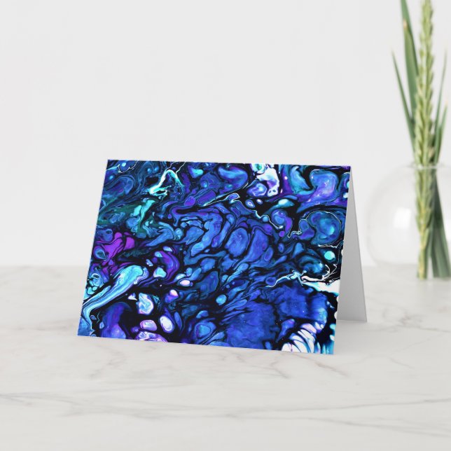 Étude de couleur Abstraite 77, carte (Devant)