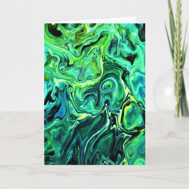 Étude de couleur Abstraite 78, carte (Devant)