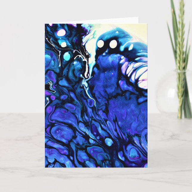 Étude de couleur Abstraite 79, carte (Devant)