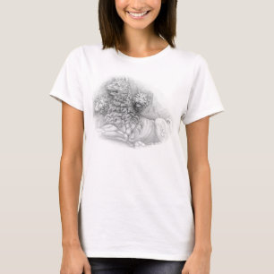 Étude de la statue de lion - T-shirt Pierre Jacque