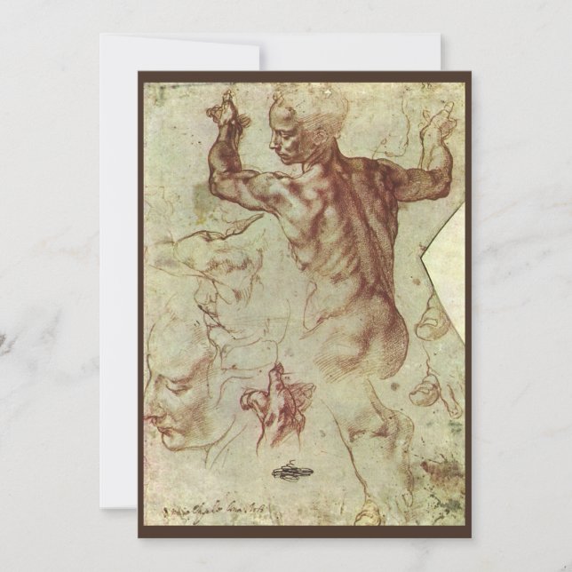 Étude de Michel-Ange pour une Sibylle libyenne (Devant)