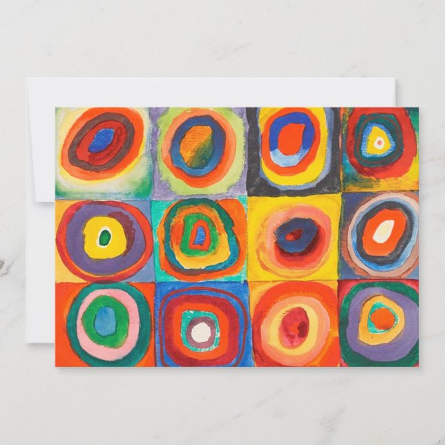 Étude des couleurs | Wassily Kandinsky (Devant)