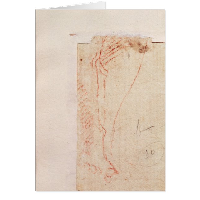 Étude des pieds du Christ cloués à la croix (Devant)