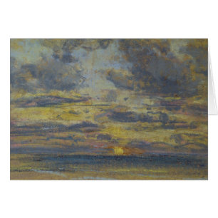 Étude du ciel avec le coucher de soleil, c.1862-70