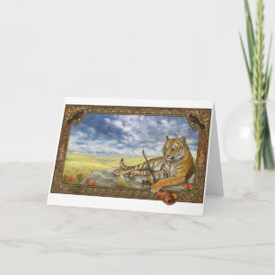 Étude pour jouer la carte de voeux