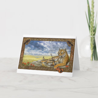 Étude pour jouer la carte de voeux