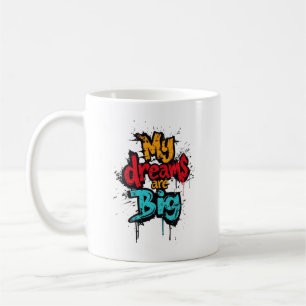 étudiante motivation café tasse mes rêves sont gra