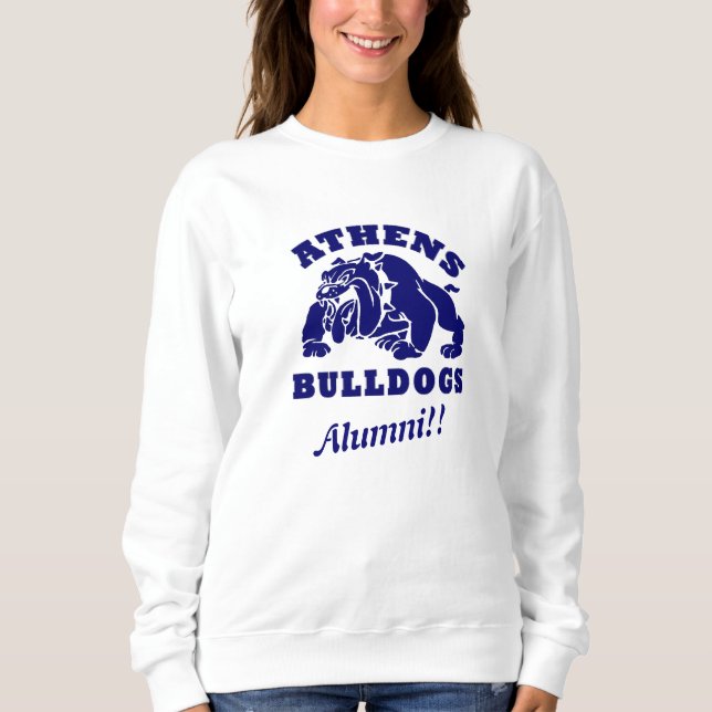 Étudiante Sweatshirt des Bulldogs d'Athènes (Devant)