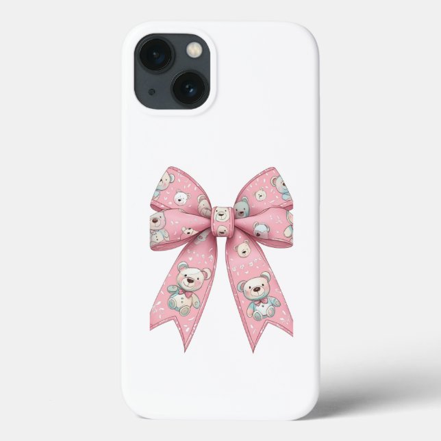 Étui à arc en crâne gothique rose pastel kawaii Gr (Verso)