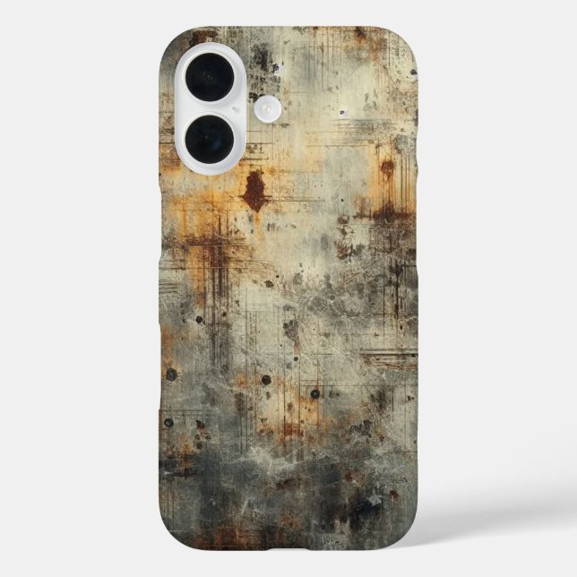 étui à motif rouillé pour Iphone 16 (Verso)