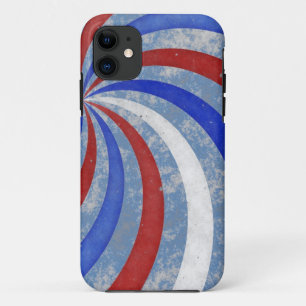 Étui abstrait Grunge America pour iPhone