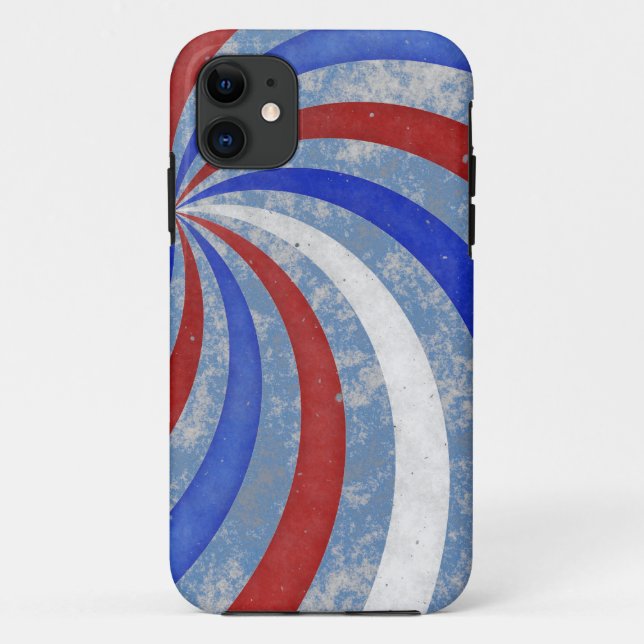Étui abstrait Grunge America pour iPhone (Dos)