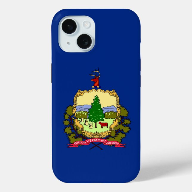 Étui Apple iPhone 15 Case-Mate, drapeau de l'État  (Verso)