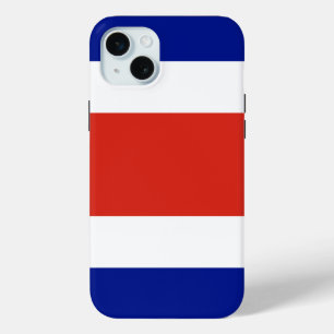 Étui Apple iPhone 15 Plus, drapeau du Costa Rica