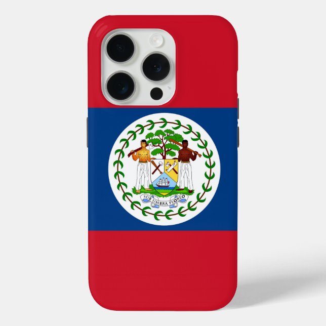 Étui Apple iPhone 15 Pro Case-Mate, drapeau du Bel (Verso)
