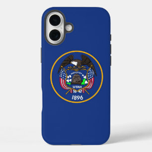 Étui Apple iPhone 16 Plus, ancien drapeau de l'Uta