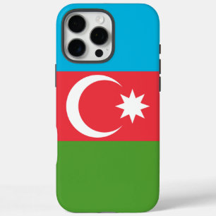 Étui Apple iPhone 16 Pro Max, drapeau de l'Azerbaï