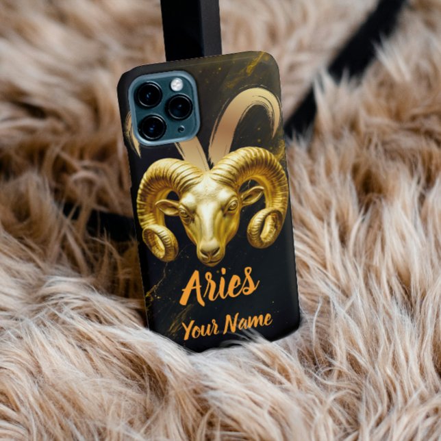 Étui Aries Case-Mate Barely There pour iPhone (Fearless. Fiery. Unapologetically Aries. Personalize it with your name!)
