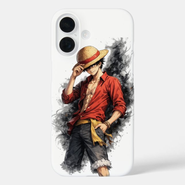 Étui aventure chapeau de paille aquarelle pour iPh (Verso)