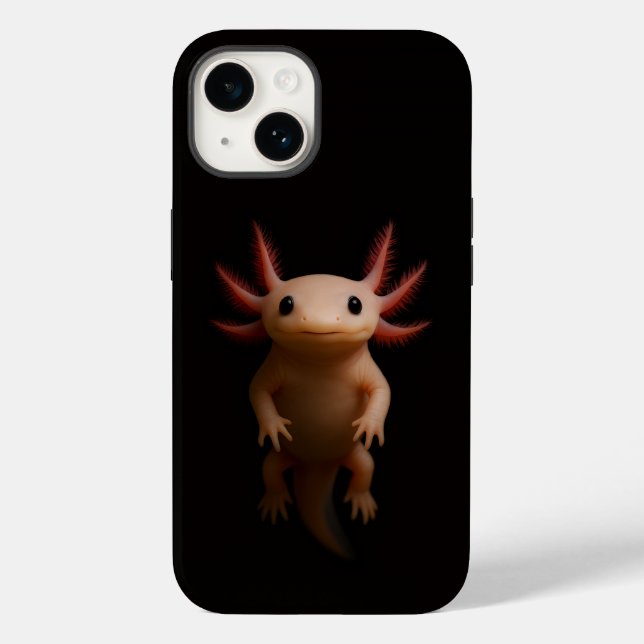 Étui Black 4 Luxe pour iPhone 14 Case-Mate, Axolot (Verso)