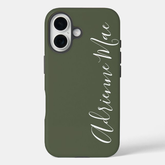 Étui camo vert Simply Personalized Case-Mate (Verso)