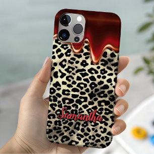 Étui Case-Mate avec monogramme rouge dégoulinant e