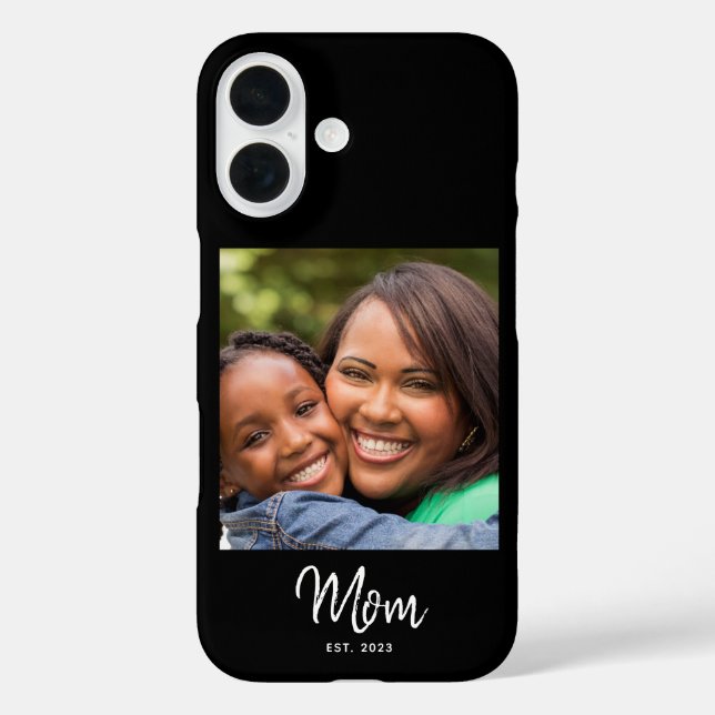 Étui Case-Mate avec photo et texte Maman établie (Verso)