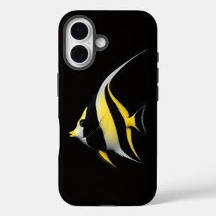 Étui Case-Mate Black 4 Luxe pour iPhone 16, Poisso