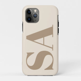 Étui Case-Mate blanc antique tendance avec monogra