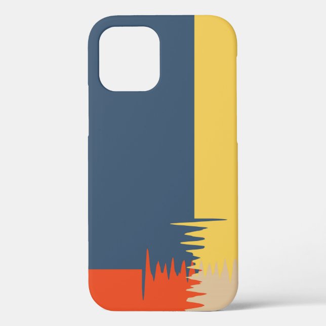 Étui Case-Mate crème rouge jaune bleu (Verso)