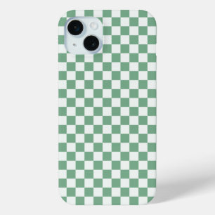 Étui Case-Mate iP à motif damier vert acide et noi
