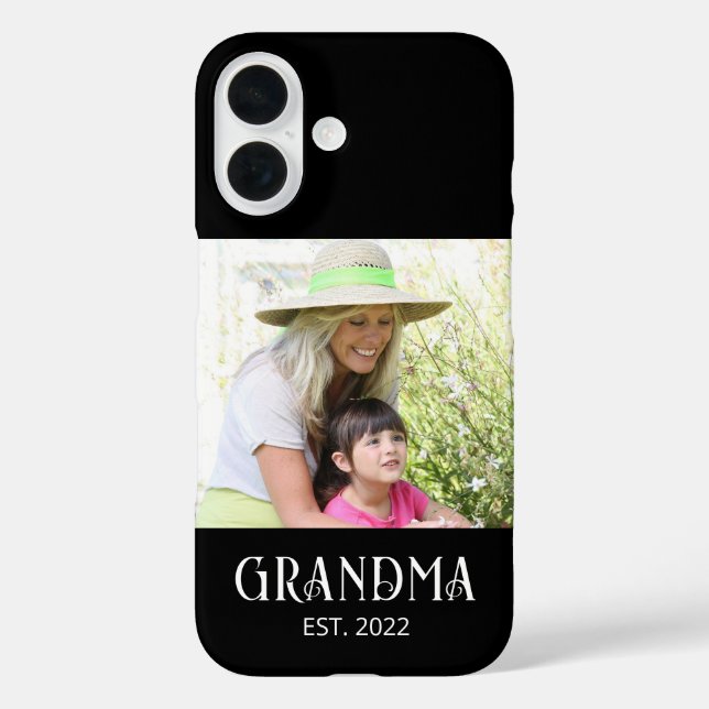 Étui Case-Mate iPhone avec photo de grand-mère éta (Verso)