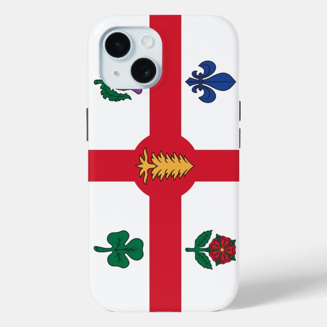 Étui Case-Mate pour Apple iPhone 15 avec drapeau d (Verso)