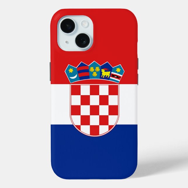 Étui Case-Mate pour Apple iPhone 15 avec le drapea (Verso)