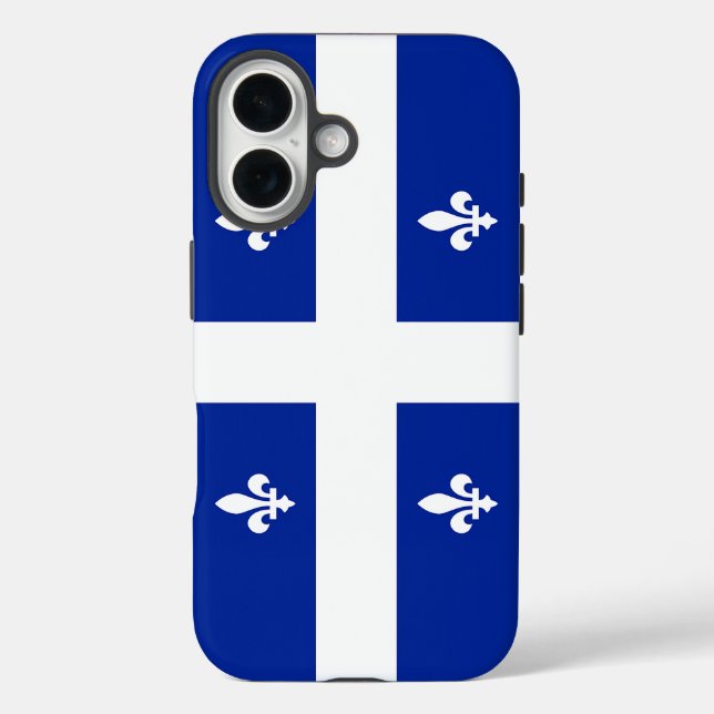 Étui Case-Mate pour Apple iPhone 16 avec Québec, C (Verso)