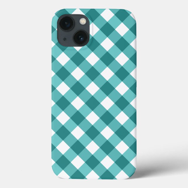 Étui Case-Mate pour iPhone à carreaux gingham sarc (Verso)