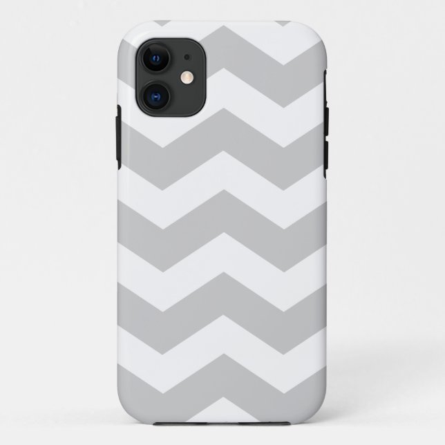 Étui Chevron Gris pour iPhone 5 Case-Mate (Dos)